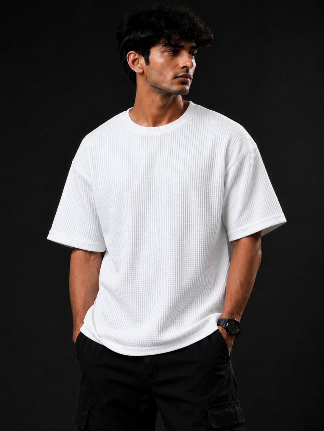 Legacy Core Thermal Textured Oversized T-Shirt