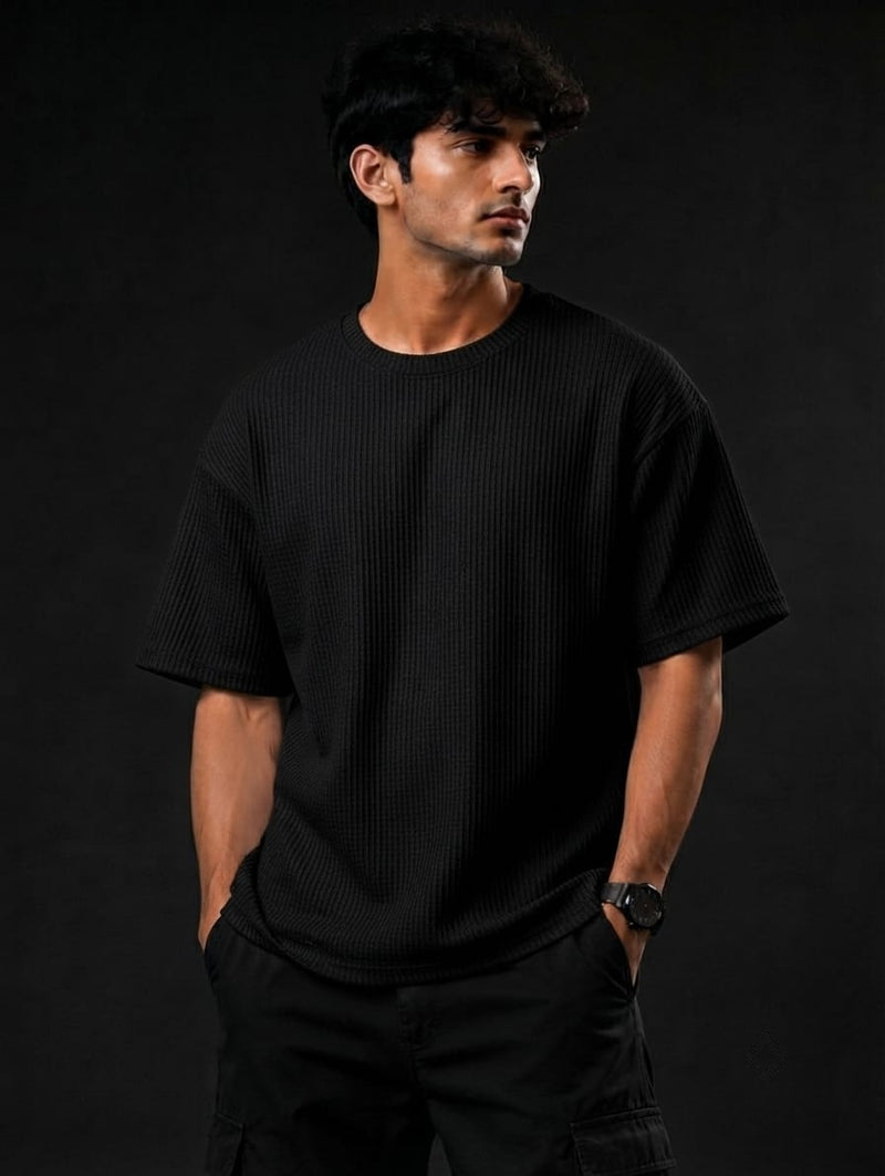 Legacy Core Thermal Textured Oversized T-Shirt