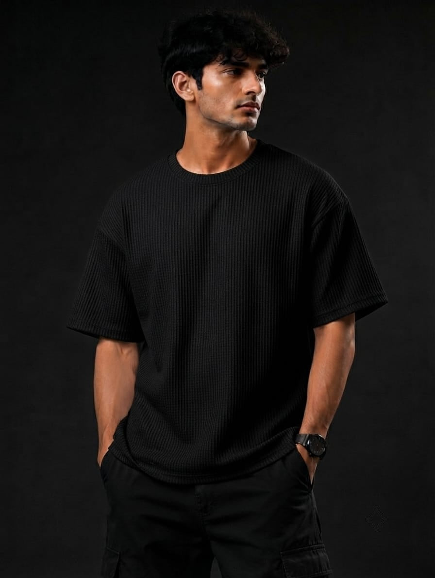 Legacy Core Thermal Textured Oversized T-Shirt