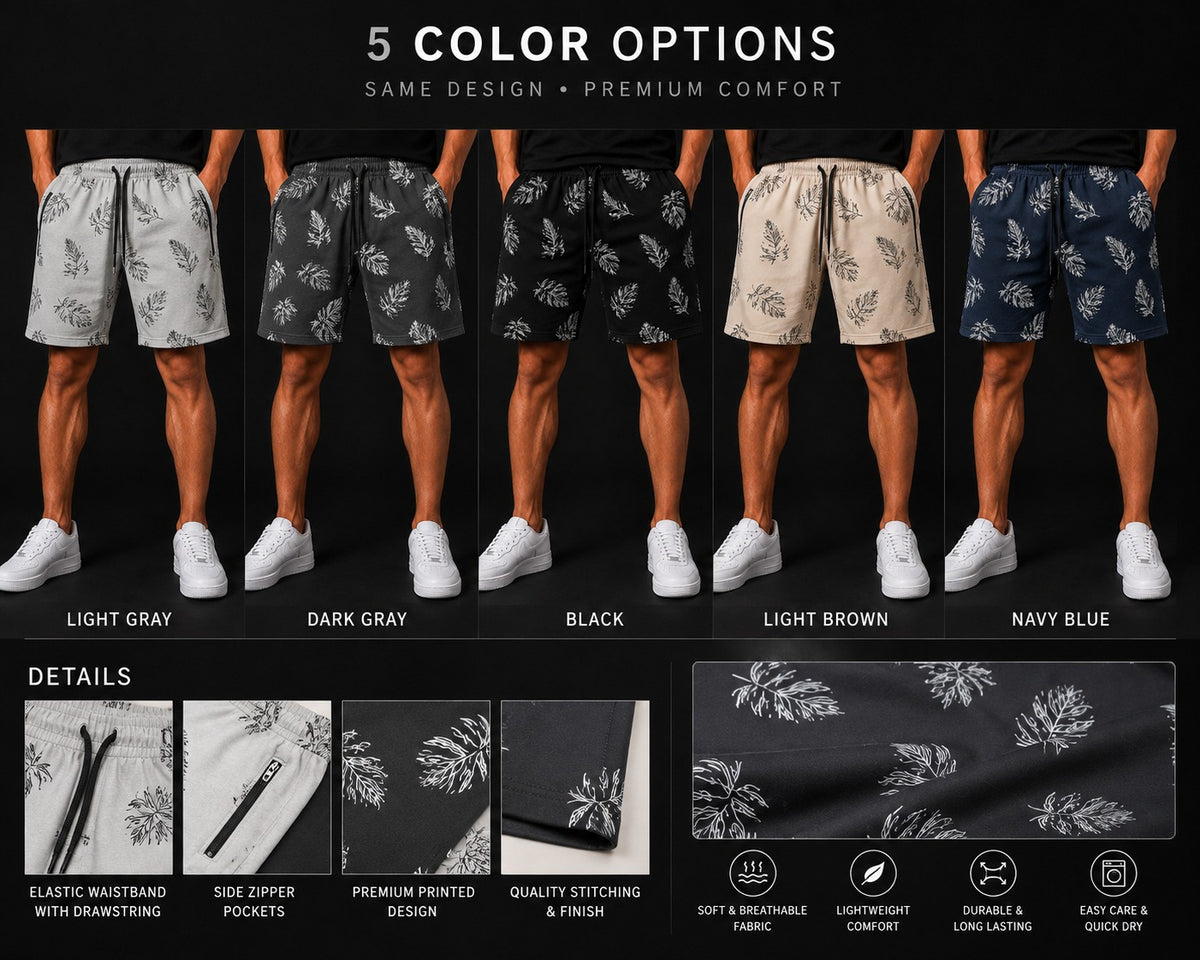 Legacy Motion Printed Shorts – Premium Streetwear