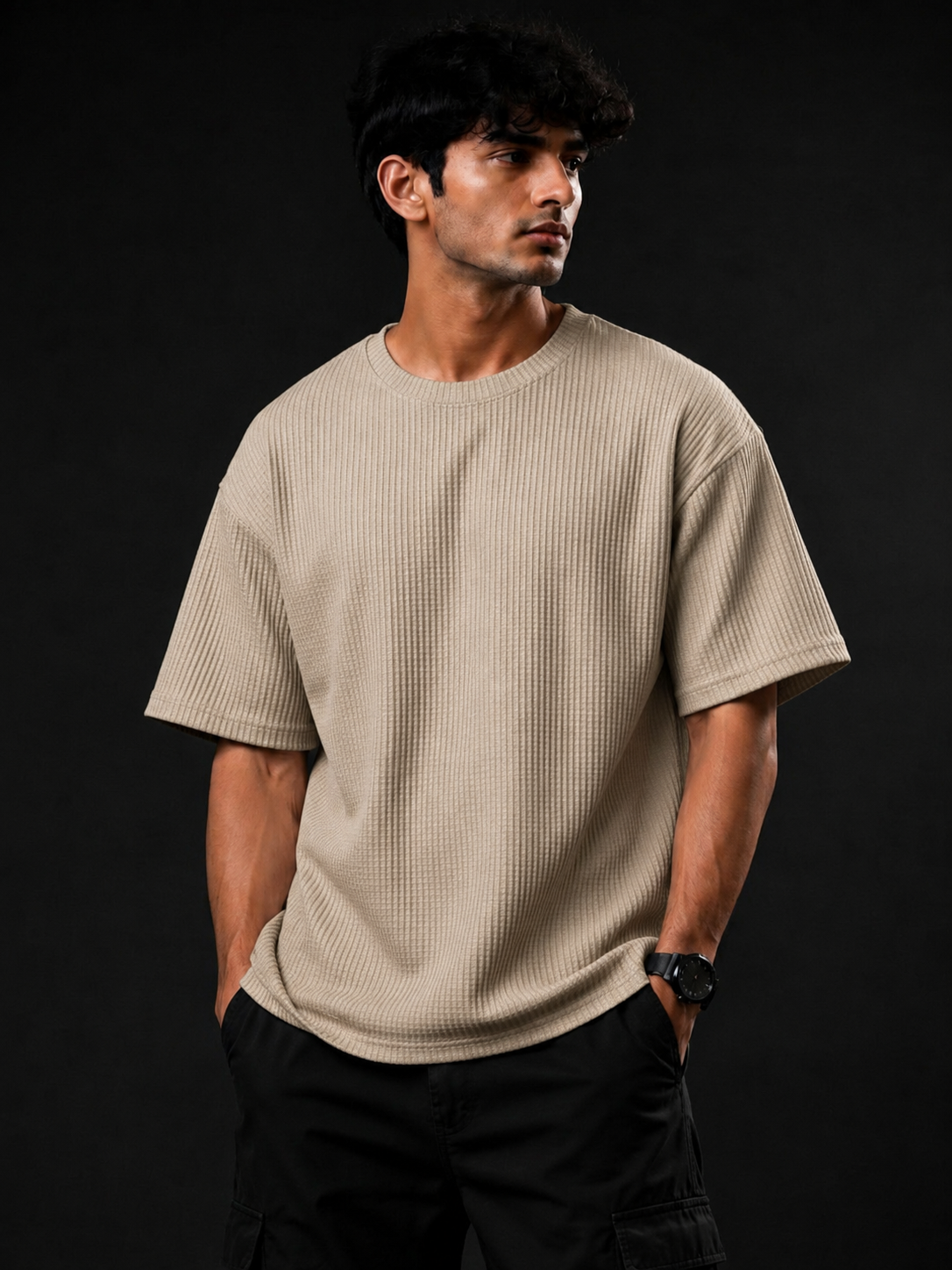 Legacy Core Thermal Textured Oversized T-Shirt